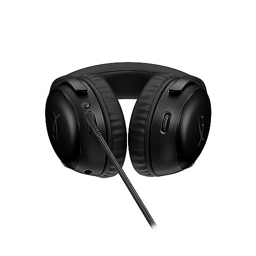 👉 Kabelgebundenes Gaming-Headset mit 53mm Treibern, Memory-Schaum, klarem Mikrofon, USB-C/USB-A/3,5mm Anschluss – Schwarz