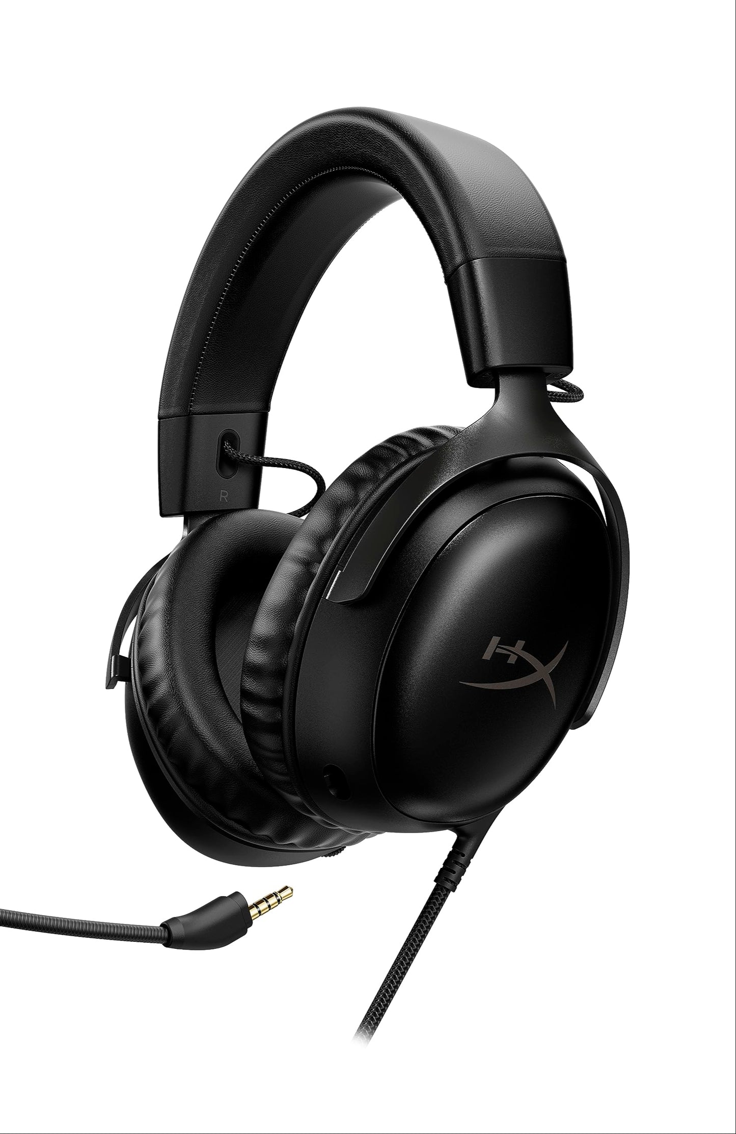 👉 Kabelgebundenes Gaming-Headset mit 53mm Treibern, Memory-Schaum, klarem Mikrofon, USB-C/USB-A/3,5mm Anschluss – Schwarz