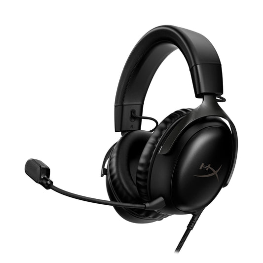 👉 Kabelgebundenes Gaming-Headset mit 53mm Treibern, Memory-Schaum, klarem Mikrofon, USB-C/USB-A/3,5mm Anschluss – Schwarz