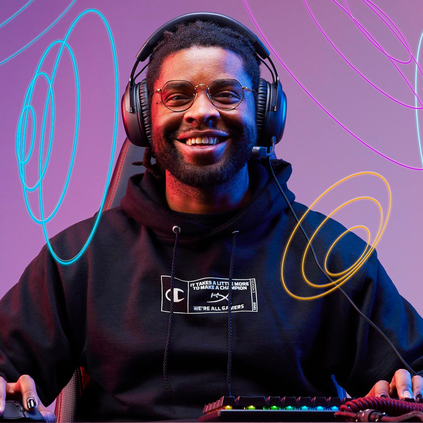 👉 Kabelgebundenes Gaming-Headset mit 53mm Treibern, Memory-Schaum, klarem Mikrofon, USB-C/USB-A/3,5mm Anschluss – Schwarz